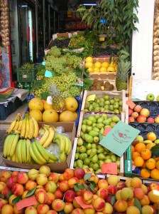 parga fruit stand Fruit Stand in Parga, Greece